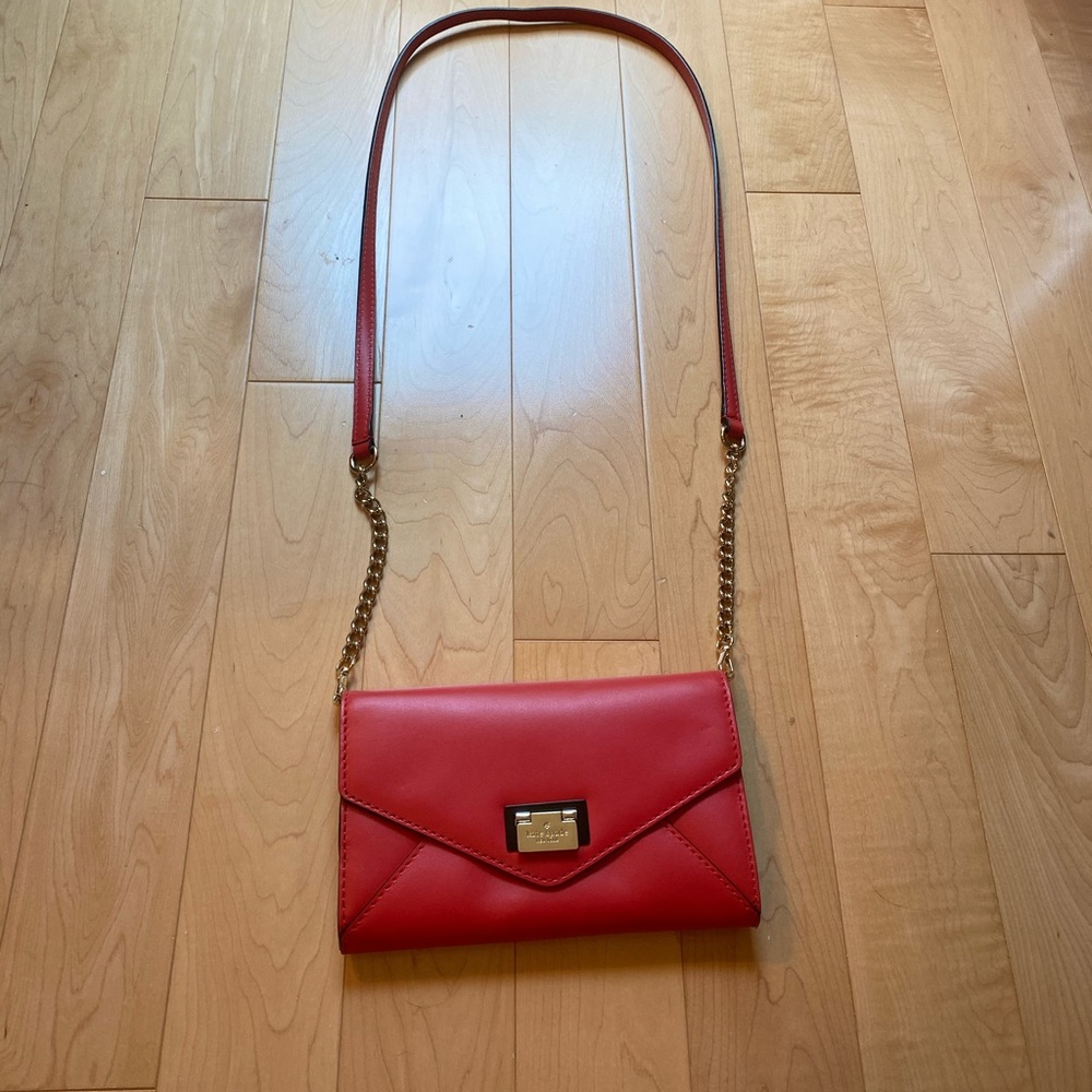 Kate Spade Red Crossbody Wallet